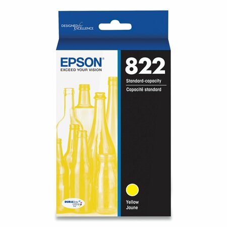 EPSON T822420-S (T822) DURABrite Ultra Ink, 240 Page-Yield, Yellow T822420S